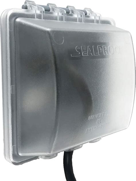 2 gang outdoor weatherproof electrical enclosure|two gang waterproof outlet cover.